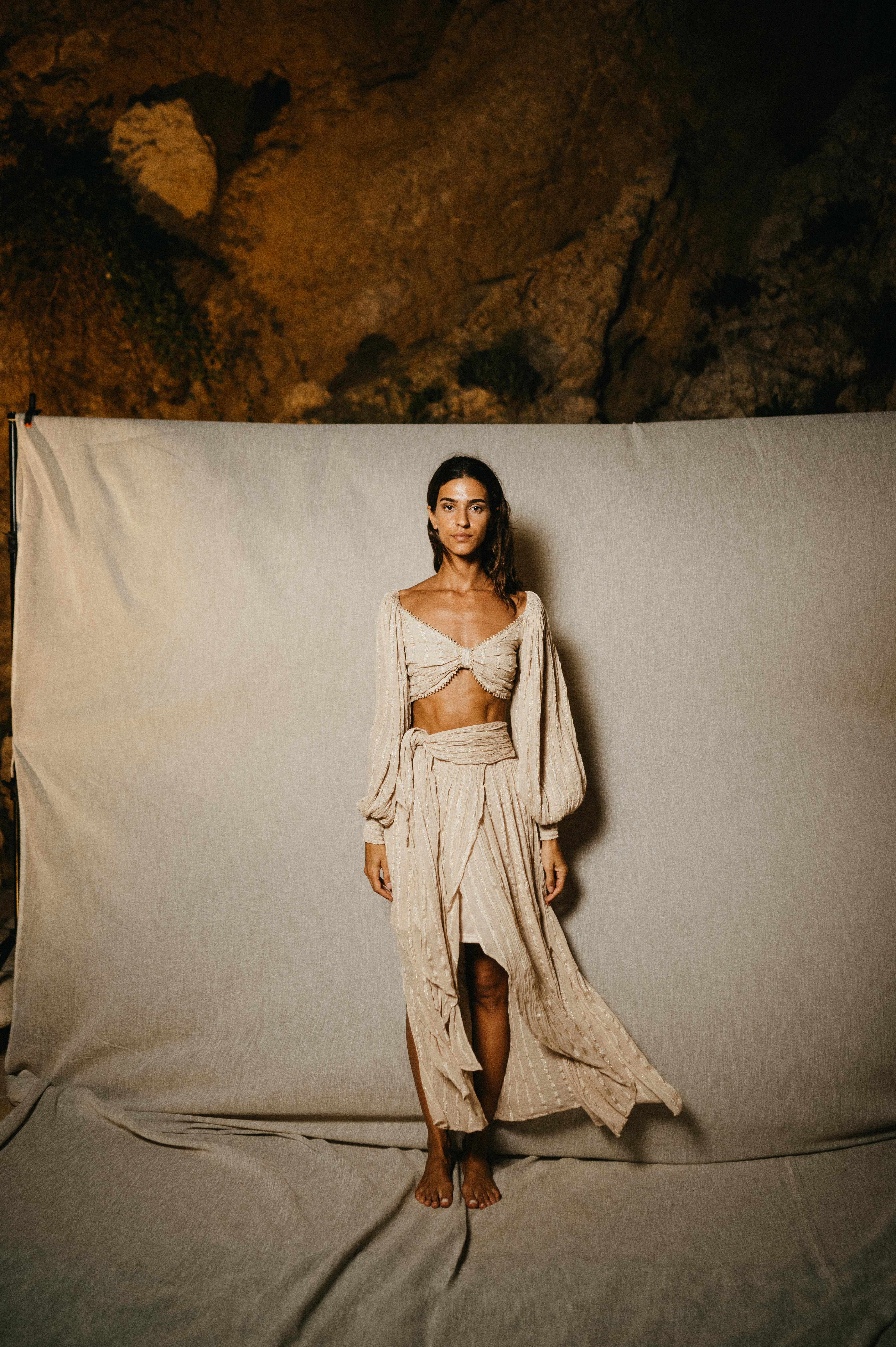 Fluka Maxi Skirt With Lurex