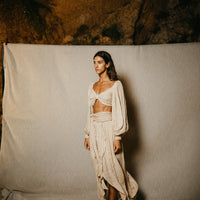 Fluka Maxi Skirt With Lurex