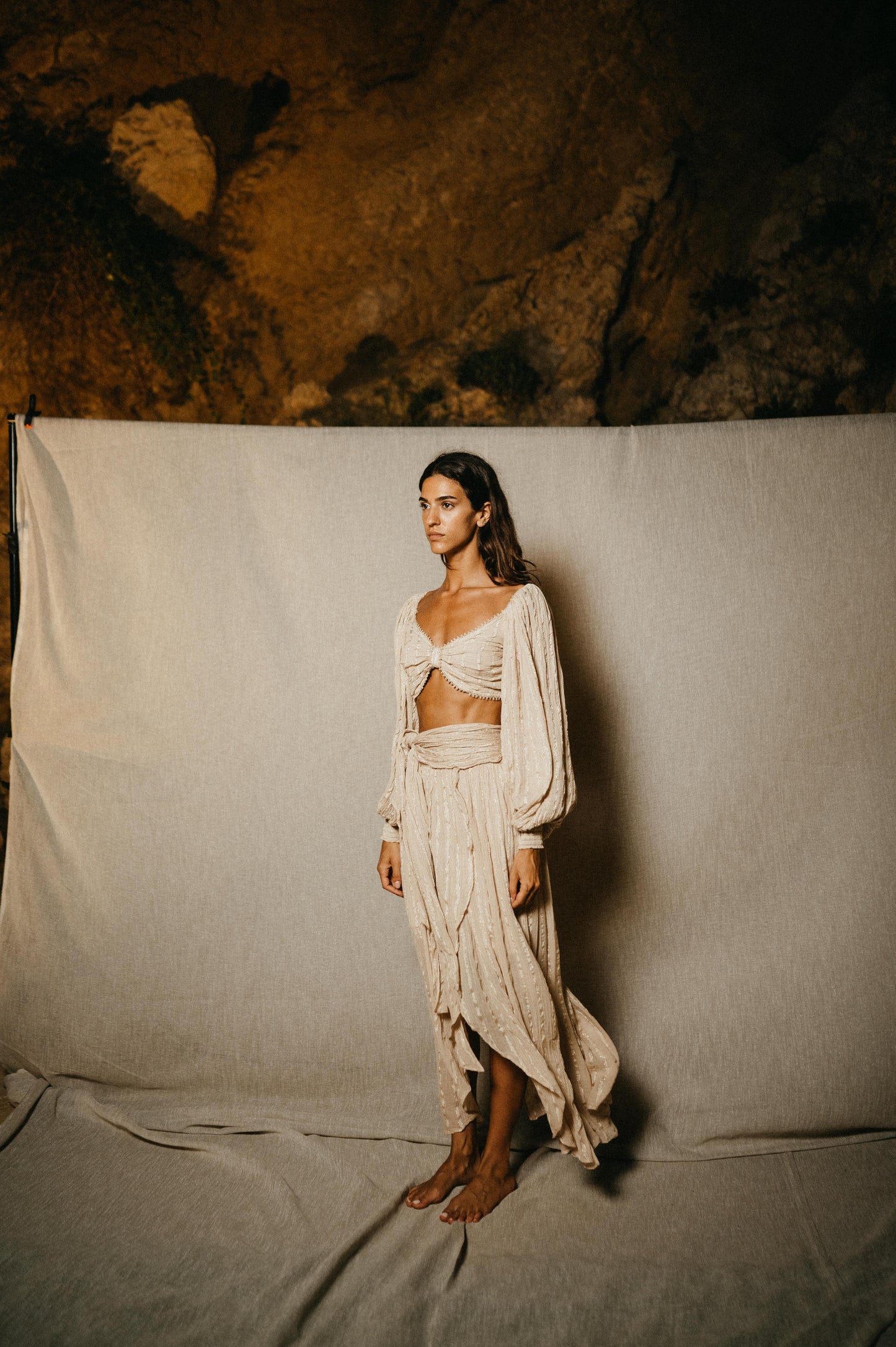 Fluka Maxi Skirt With Lurex
