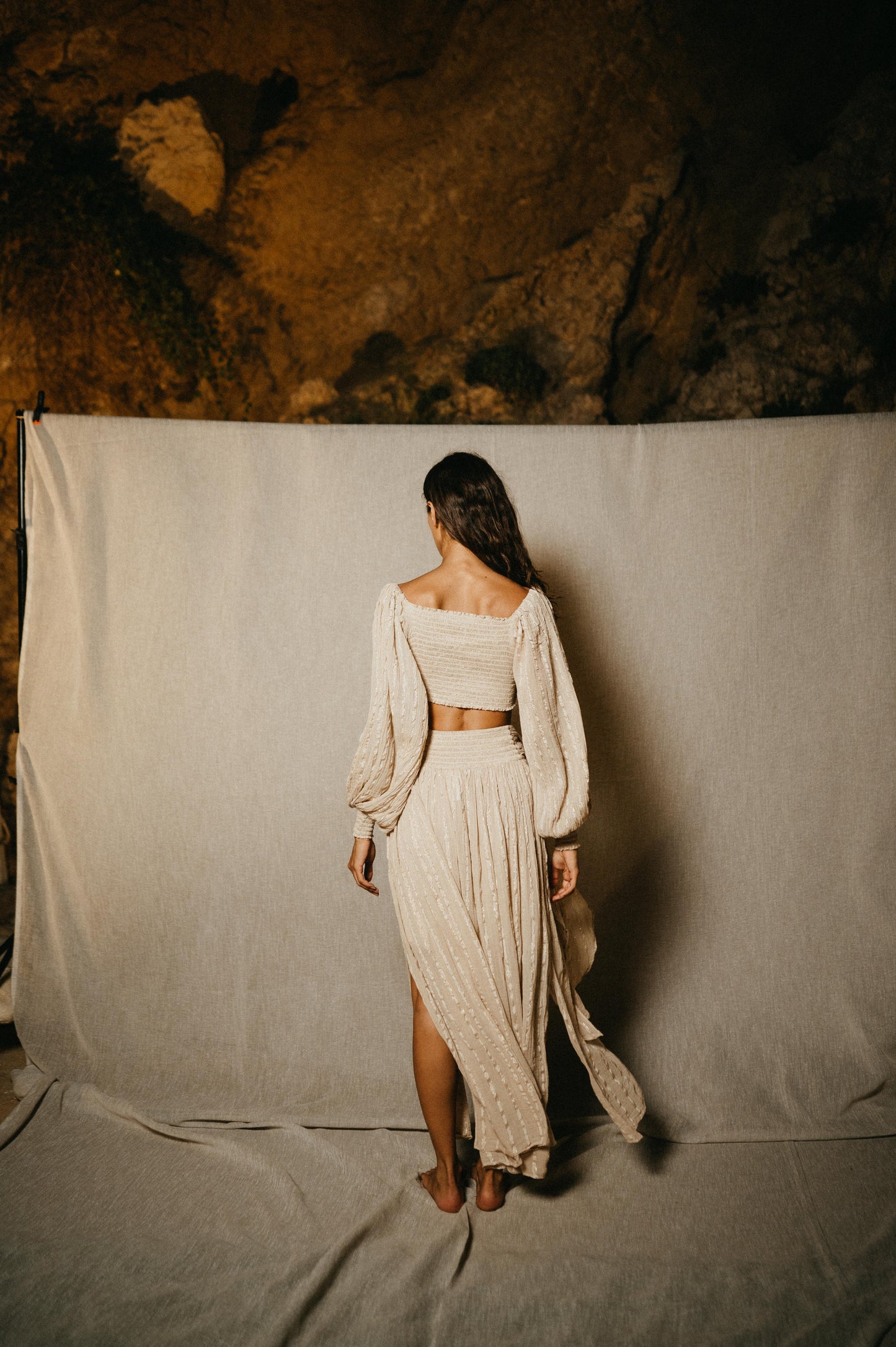 Fluka Maxi Skirt With Lurex