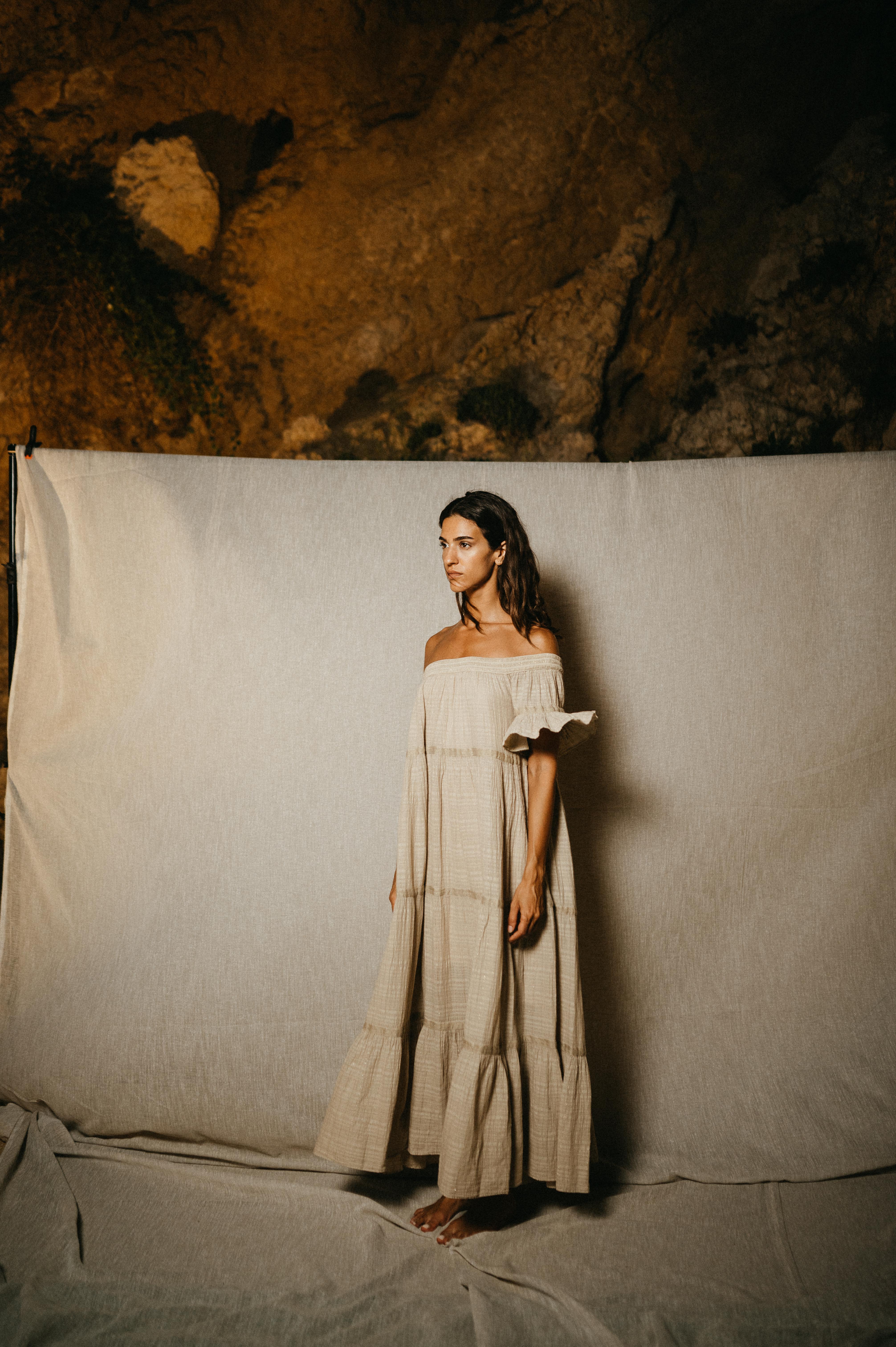 Affra Maxi Dress with lurex