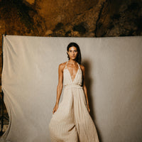 Naseem maxi jumpsuit with lurex