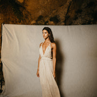 Naseem maxi jumpsuit with lurex