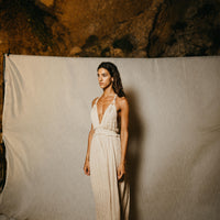 Naseem maxi jumpsuit with lurex
