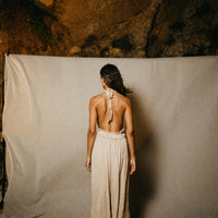 Naseem maxi jumpsuit with lurex