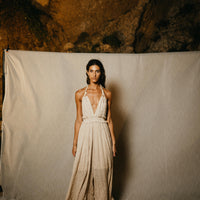 Naseem maxi jumpsuit with lurex