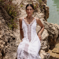 Rihla Maxi Dress with Crinkle